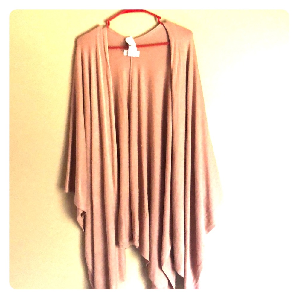 BLUSH SWEATER WRAP